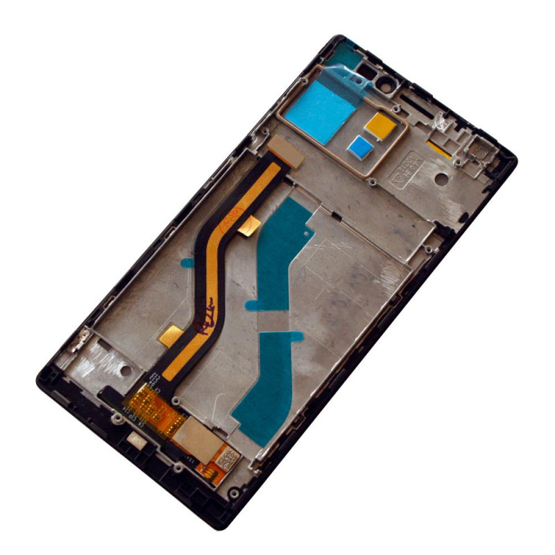 Lenovo Vibe X2 LCD Display and Touch Screen Glass Combo With Frame - Black