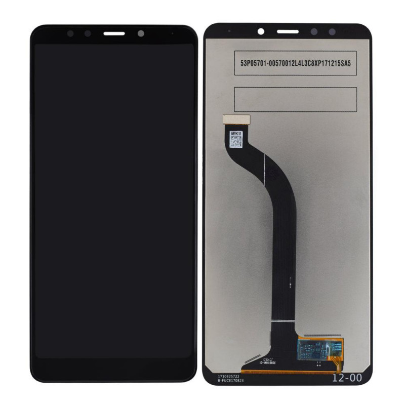 Xiaomi Redmi 5 Plus Display and Touch Screen Glass Combo Replacement - Black