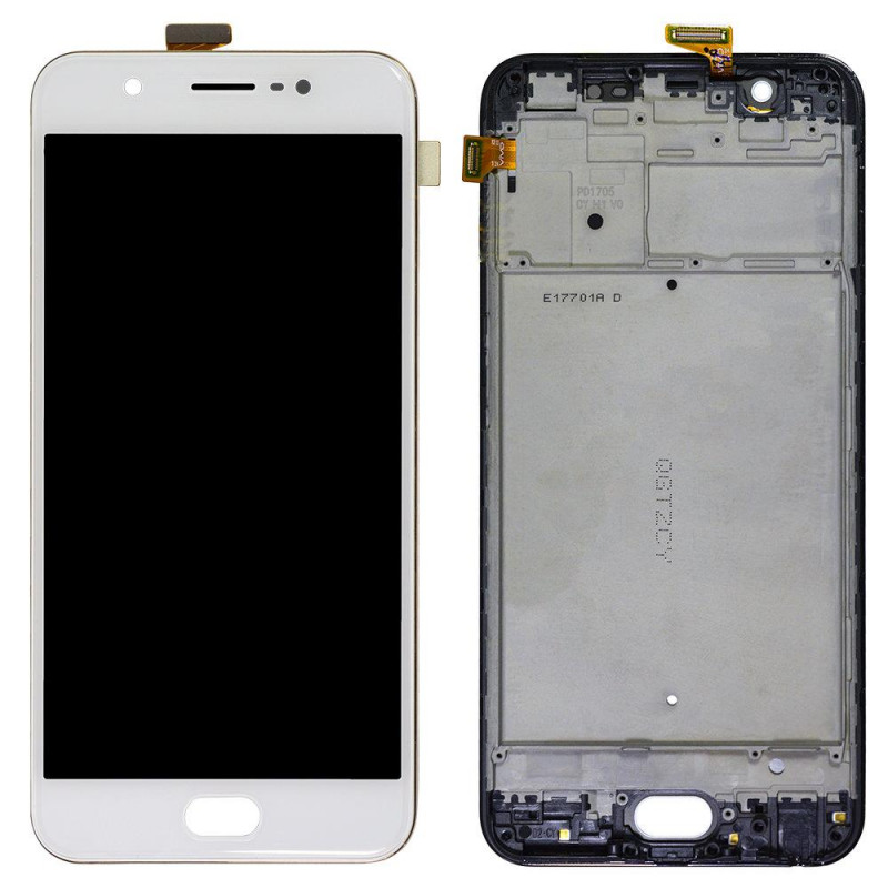 Vivo Y69 Display and Touch Screen Glass Combo With Outer Frame Vivo 1714 - Black Vivo Y69 Display and Touch Screen Glass Combo With Outer Frame Vivo 1714 - Black