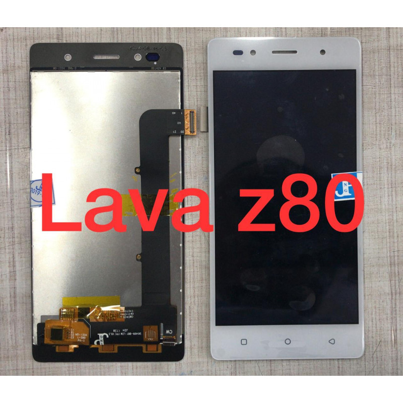 Lava Z80 Display and Touch Screen Glass Combo Assembly - Black Lava Z80 Display and Touch Screen Glass Combo Assembly - Black