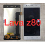 Lava Z80 Display and Touch Screen Glass Combo Assembly - Black