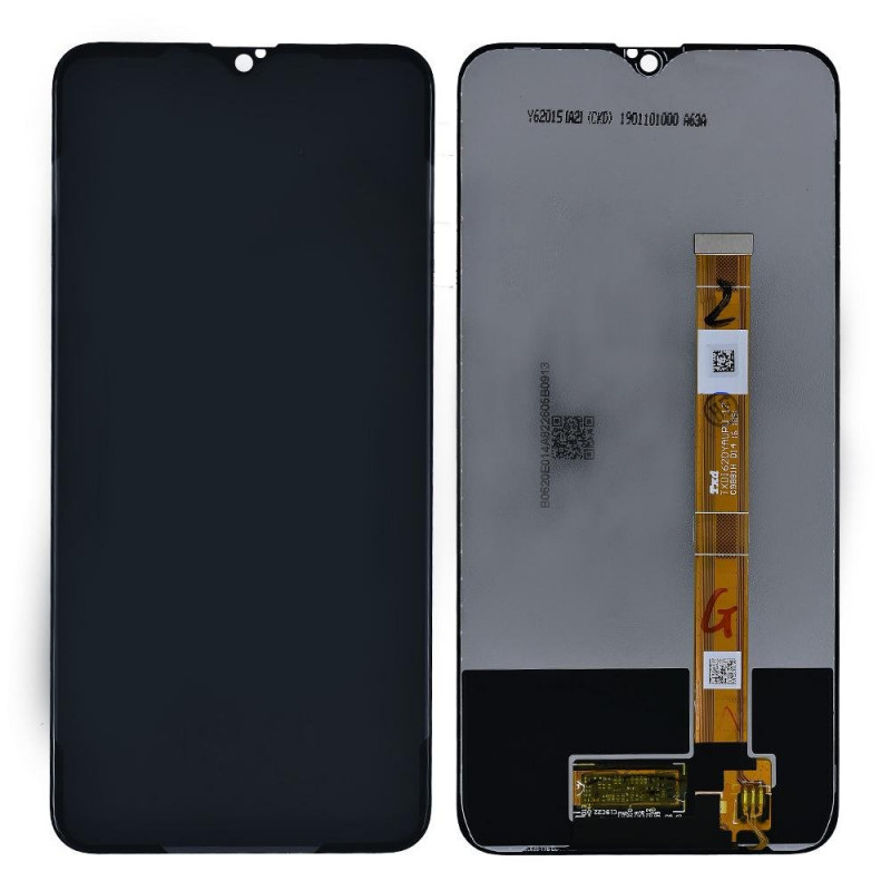 RealMe 3 Display and Touch Screen Glass Combo Replacement RMX1825 - Black