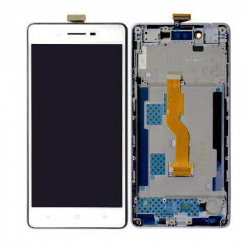 Oppo Neo 7 4G A33F Display and Touch Screen Combo With Frame - Black