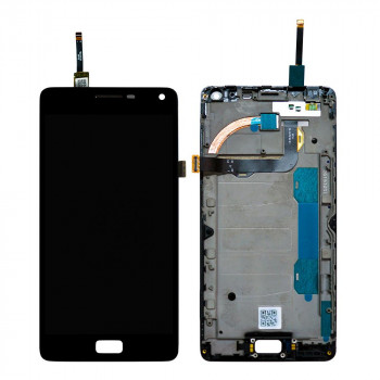 Lenovo Vibe P1 Display and Touch Screen Glass With Frame P1a42 - Black Lenovo Vibe P1 Display and Touch Screen Glass With Frame P1a42 - Black