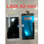 LCD Display And Touch Screen Digitizer Glass Combo Replacement For Lava A3 Mini - Black