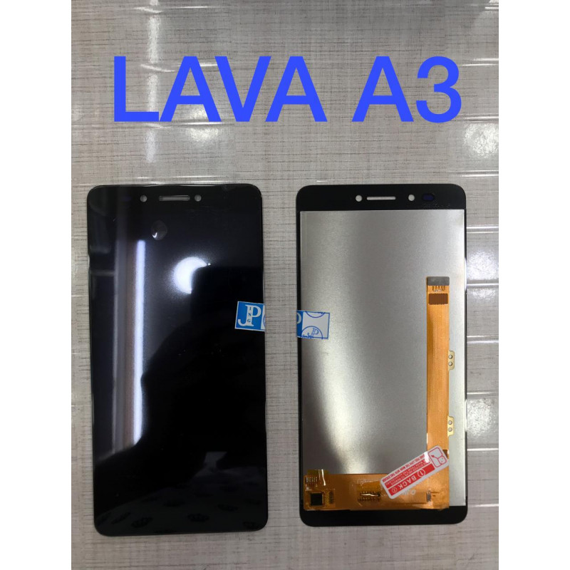 LCD Display And Touch Screen Digitizer Glass Combo Replacement For Lava A3 - Black LCD Display And Touch Screen Digitizer Glass Combo Replacement For Lava A3 - Black