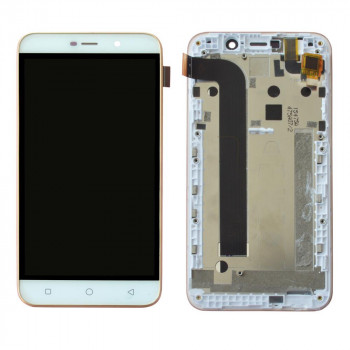 Coolpad Note 3 Lite Display With Frame (Outer Body Panel) Combo - Black