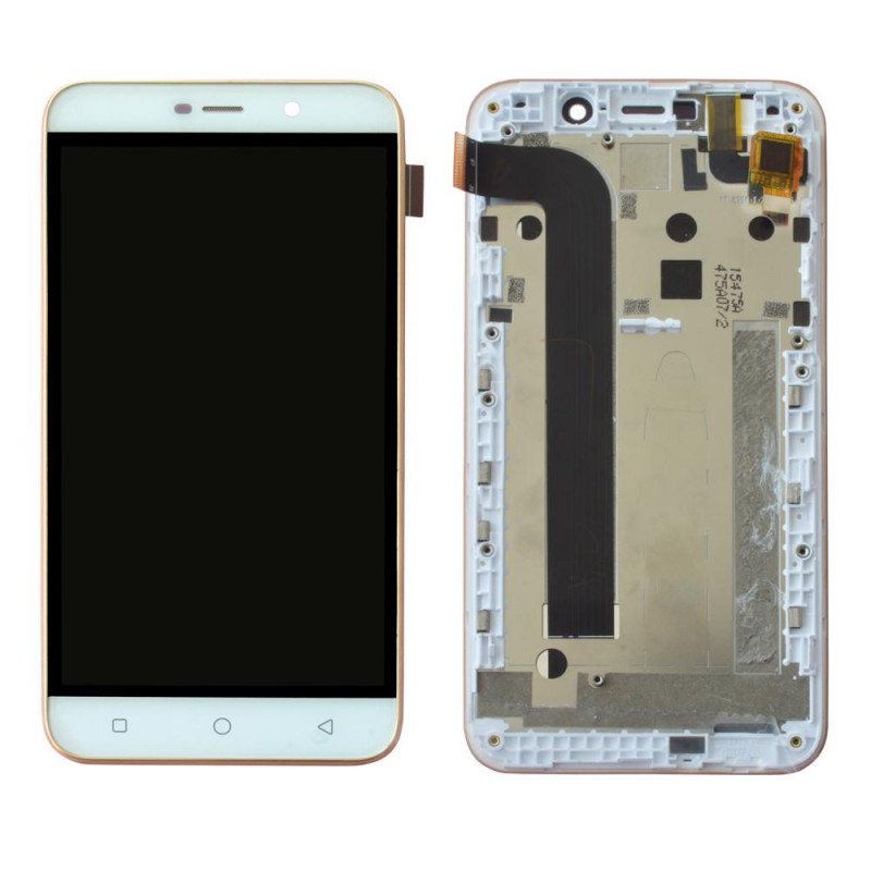 Coolpad Note 3 Lite Display With Frame (Outer Body Panel) Combo - Black