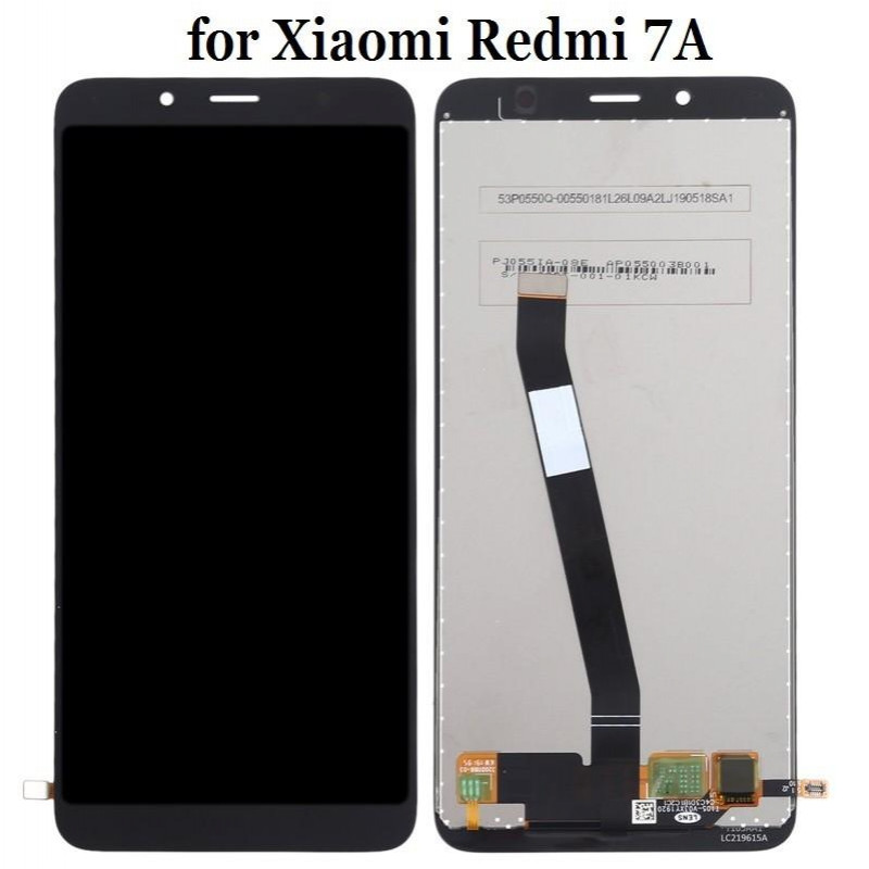 LCD Display And Touch Screen Digitizer Glass Combo Replacement For Redmi 7A - Black