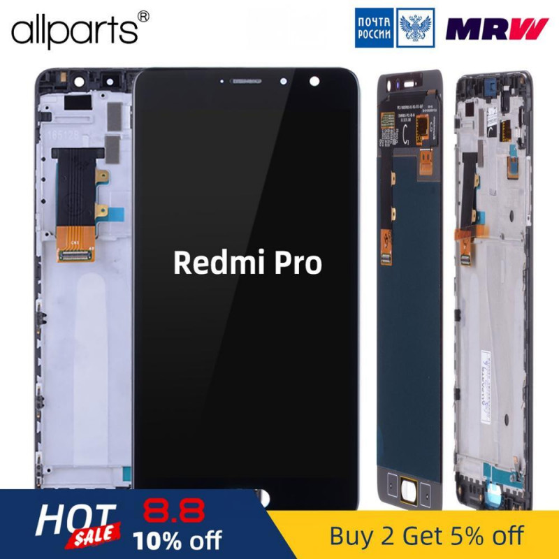AMOLED 5.5 Original LCD For XIAOMI Redmi Pro Display Touch Screen with Frame Replacement AMOLED 5.5 Original LCD For XIAOMI Redmi Pro Display Touch Screen with Frame Replacement