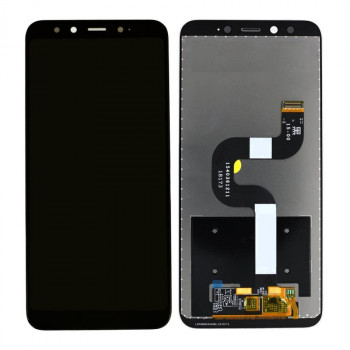 LCD with Touch Screen for Xiaomi Mi A2 display glass combo folder - Black