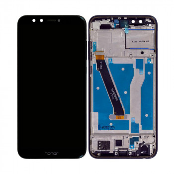 Honor 9 Lite Display and Touch Screen Glass Combo With Frame LLD-AL10 - Black