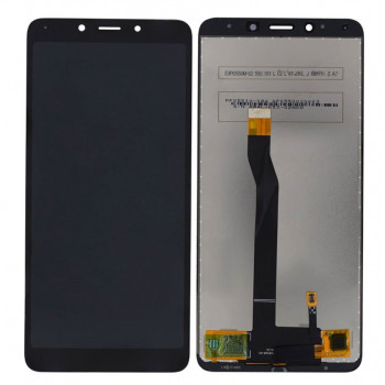 Redmi 6A Display and Touch Screen Glass Combo Replacement - Black