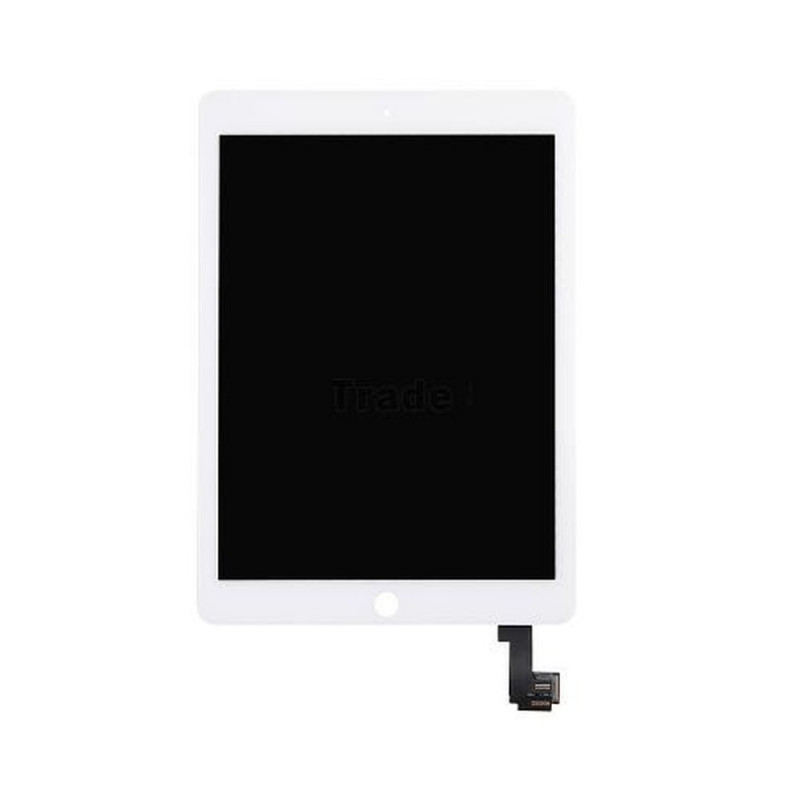 Buy Now LCD with Touch Screen for Apple iPad Air 2 Wi-Fi Plus Cellular with LTE support - White Display Glass Combo Folder