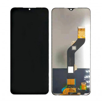 Buy Now LCD with Touch Screen for Infinix Hot 10 Play - Black Display Glass Combo Folder