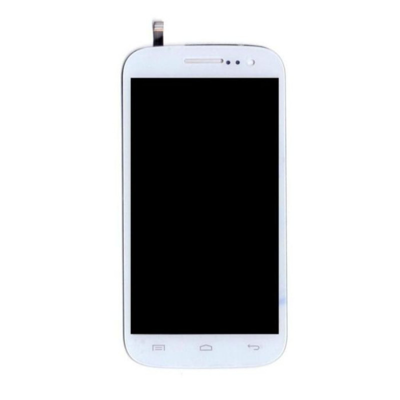Buy Now LCD with Touch Screen for Micromax Canvas HD A116 - White Display Glass Combo Folder