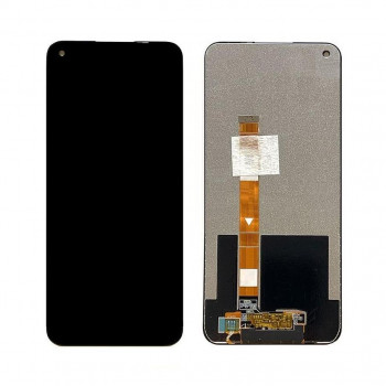 Buy Now LCD with Touch Screen for Oppo A54 5G - Silver Display Glass Combo Folder