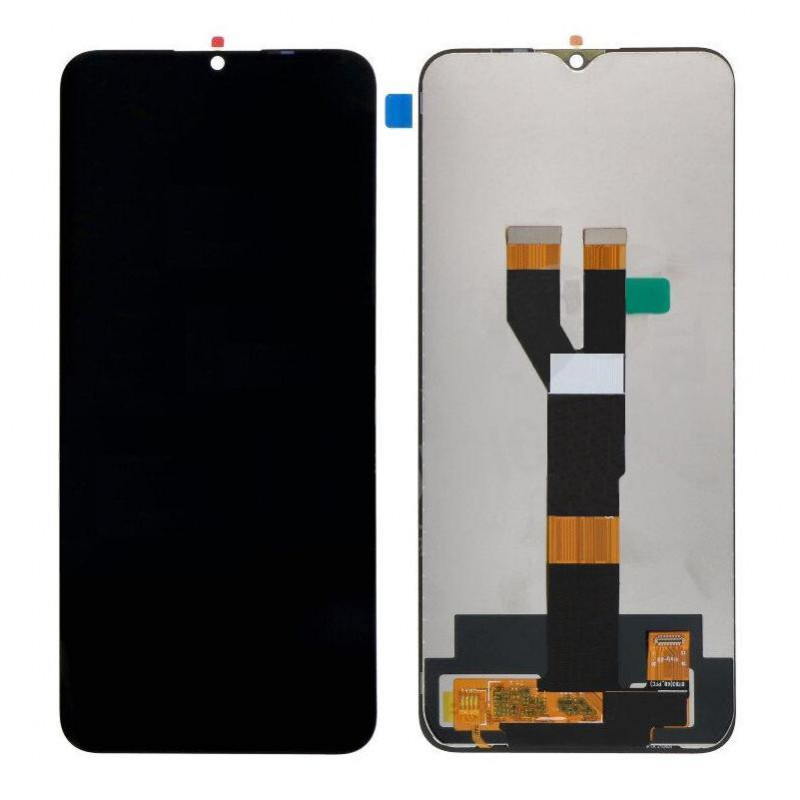 Buy Now LCD with Touch Screen for Realme C21 - Blue Display Glass Combo Folder