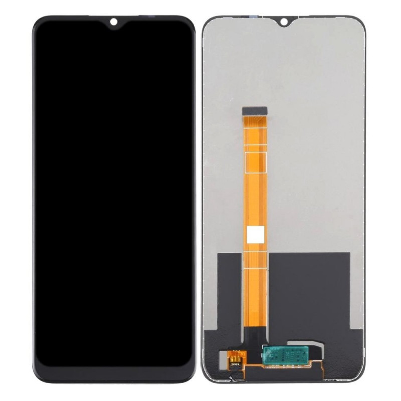 Buy Now LCD with Touch Screen for Realme C25s - White Display Glass Combo Folder