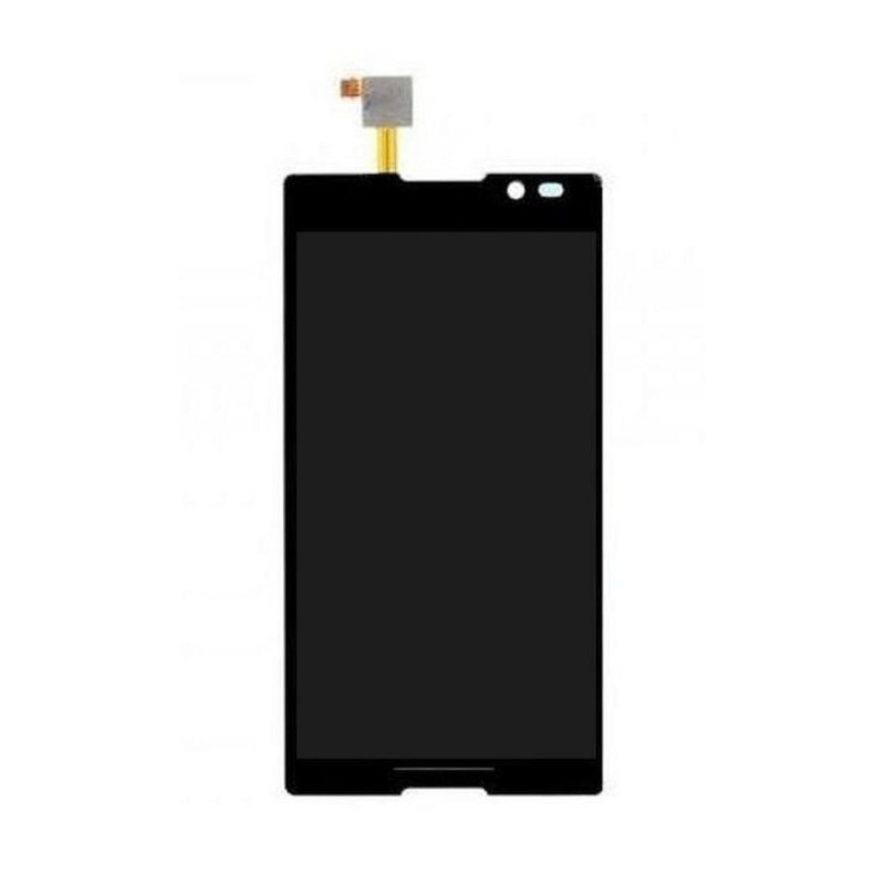 Buy Now LCD with Touch Screen for Sony Xperia C HSPA Plus C2305 - Purple Display Glass Combo Folder
