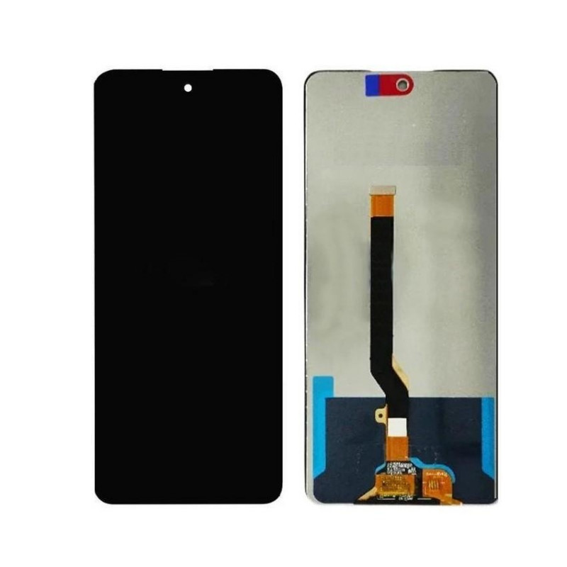 Buy Now LCD with Touch Screen for Tecno Pova 2 - White Display Glass Combo Folder