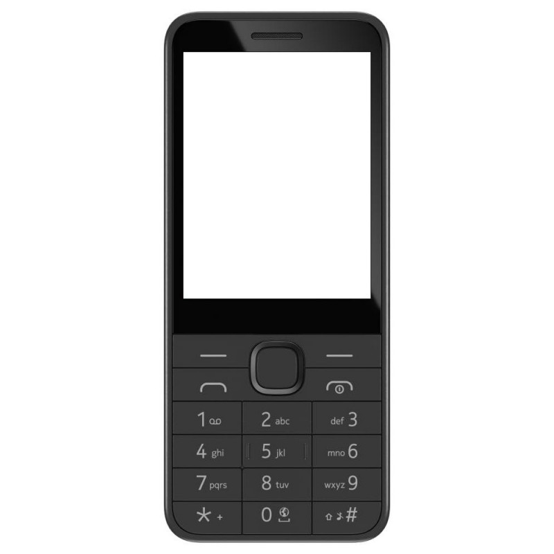 Full Body Housing For Nokia 220 4G 2024 - Black Full Body Housing For Nokia 220 4G 2024 - Black