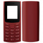 Full Body Housing For Nokia 106 2023 - Red