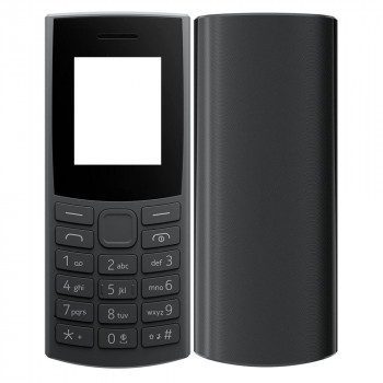 Full Body Housing For Nokia 106 4G 2023 - Black Full Body Housing For Nokia 106 4G 2023 - Black