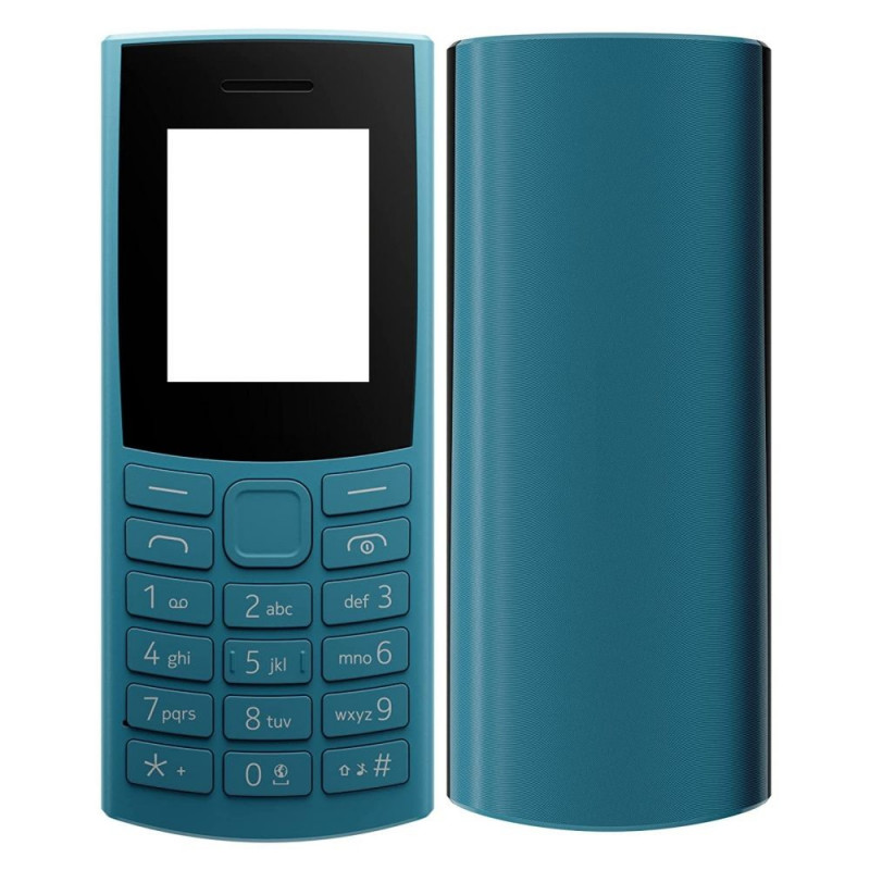 Full Body Housing For Nokia 106 4G 2023 - Blue Full Body Housing For Nokia 106 4G 2023 - Blue
