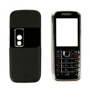 Buy Now Front & Back Panel For Nokia 6233 - White Black Silver