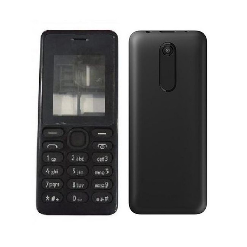Buy Now Full Body Housing for Nokia 108 Dual SIM - Black