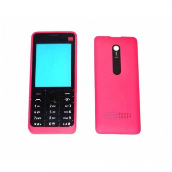Buy Now Full Body Housing for Nokia 301 Dual Sim - Pink