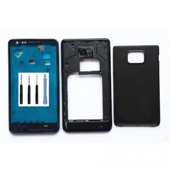 Buy Now Full Body Housing for Samsung Galaxy S2 Plus - Black